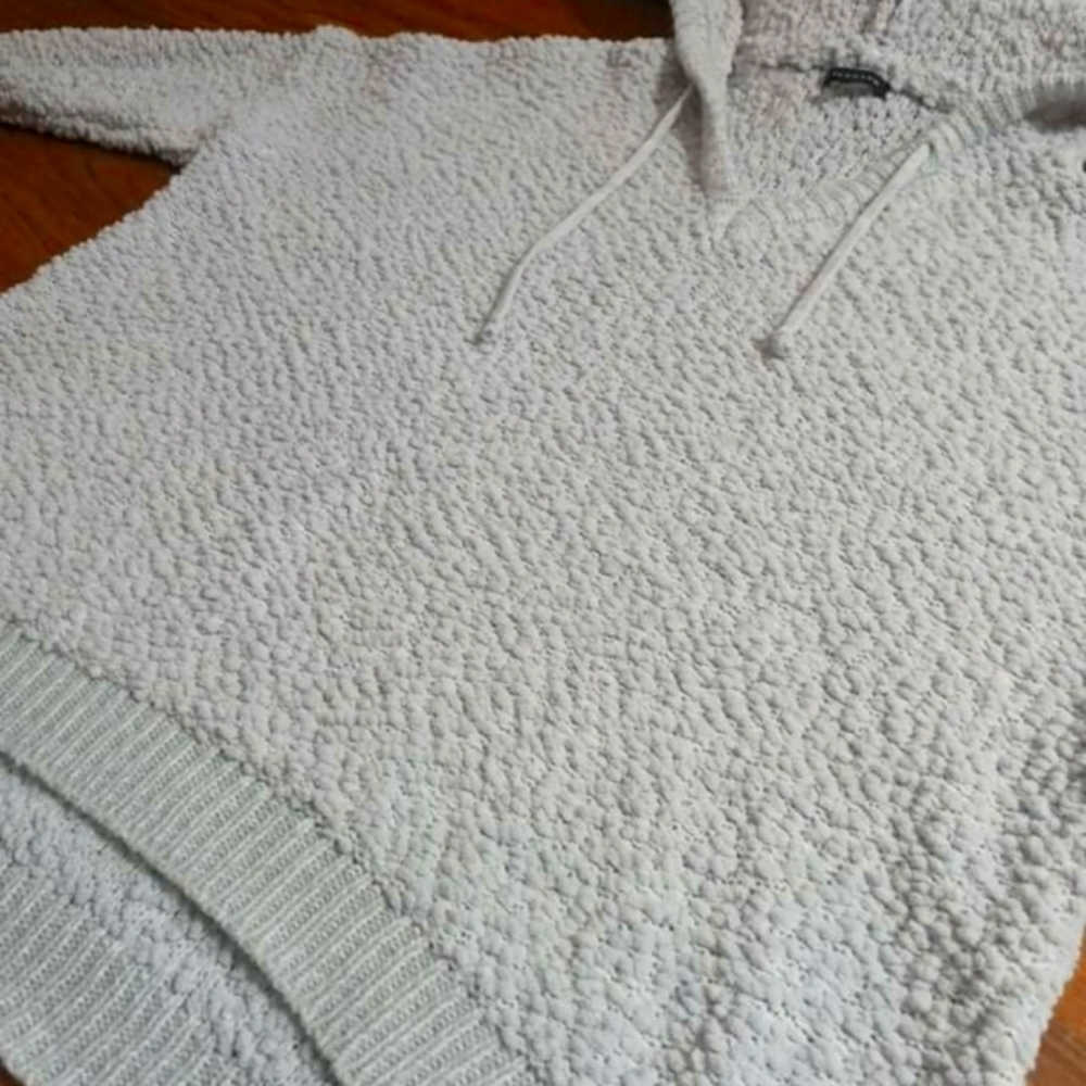 Super cute fuzzy grey sweater!!!